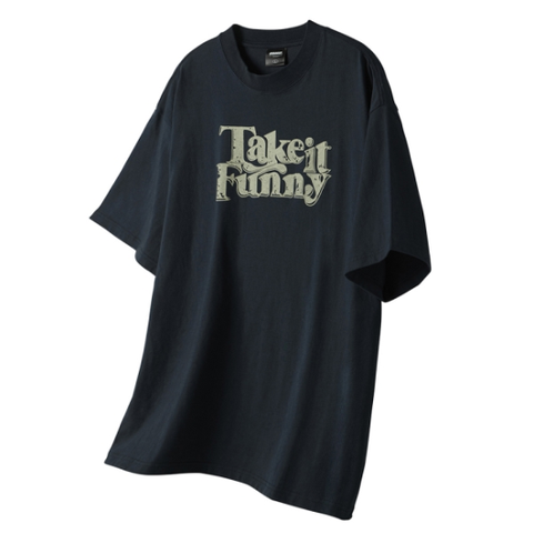 Take It Funny Vintage 오버 반팔 네이비