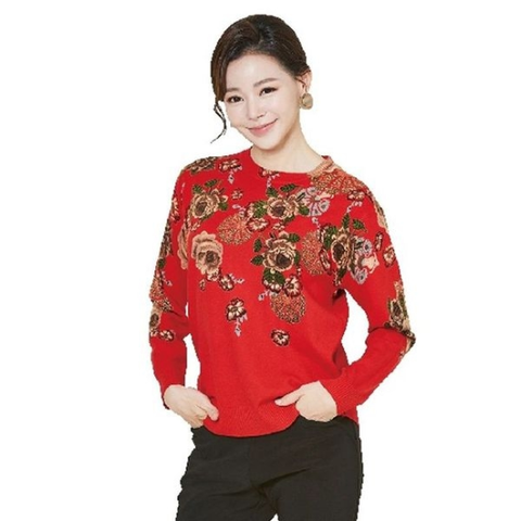플라워 라운드 니트[32333867]