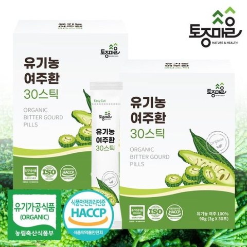 HACCP인증 국산 유기농 여주환 30스틱 X 2개[33574522]