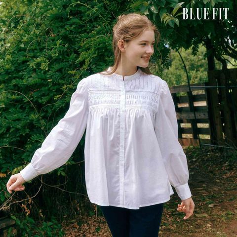 [삼성카드5%할인][25FW최신상] 블루핏 에스닉 블라우스