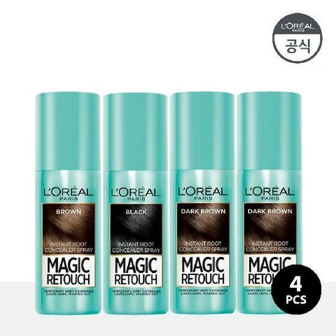 로레알파리 매직 리터치 새치 커버 스프레이 75ml 4개
