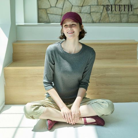 [삼성카드5%할인][25FW최신상] 블루핏 리브 티셔츠 4종