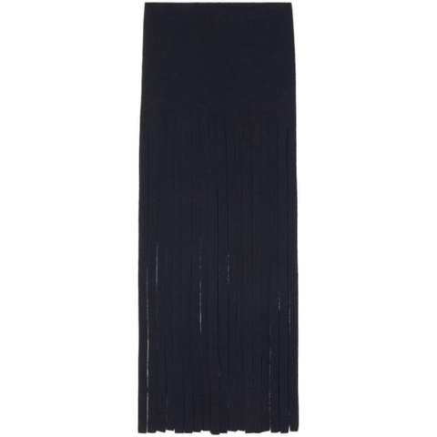 [해외배송] 24FW 알라누이 롱 스커트 LWHL029E24KN I002 4900 BLUE