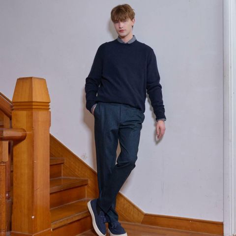 [삼성카드5%할인]25FW워모스트레치팬츠 다크네이비 1종