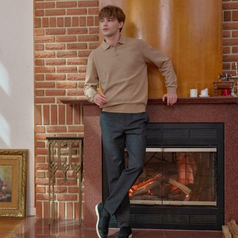 [삼성카드5%할인]25FW워모스트레치팬츠 차콜 1종