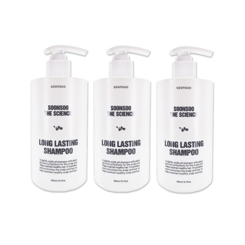 순수 더 사이언스 롱래스팅 샴푸300ML 3개