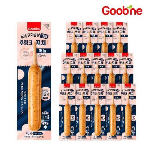 굽네 닭가슴살 후랑크 꼬치 마늘 70g*15팩 /AM26