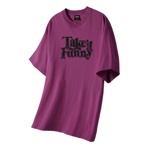 Take It Funny Vintage 오버 반팔 마젠타핑크