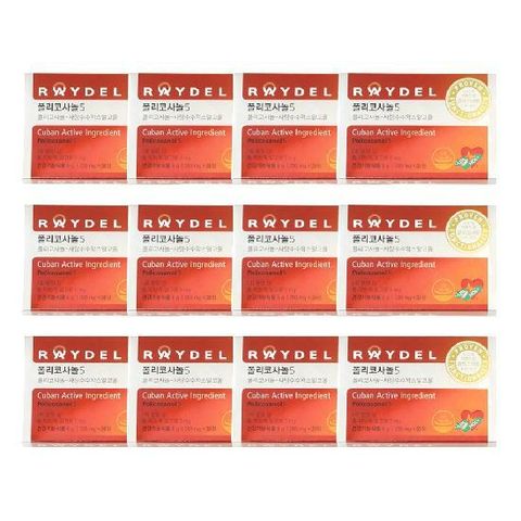 레이델 쿠바산 폴리코사놀5 200mg x 360(12개월분) 김명민 콜레스테롤 혈압개선 영양제
