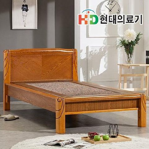 [현대의료기] 1099S 싱글 홍맥반석 돌침대 HD