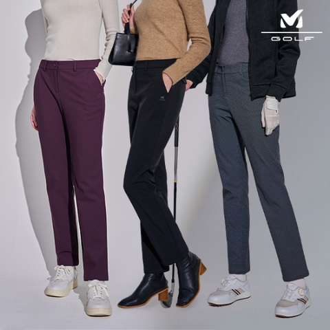 [밀레골프] 여성 기모 본딩팬츠 3종세트