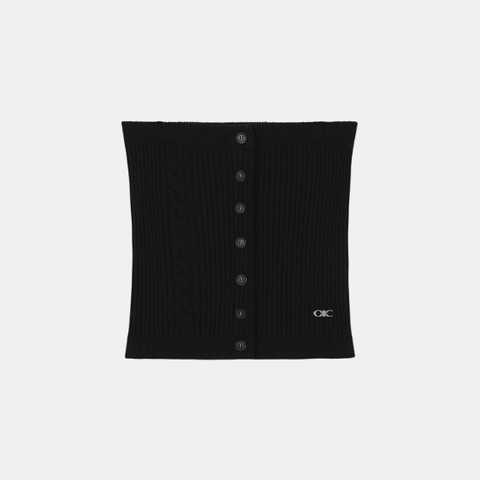 뉴 노멀 니트 튜브탑 [BLACK]