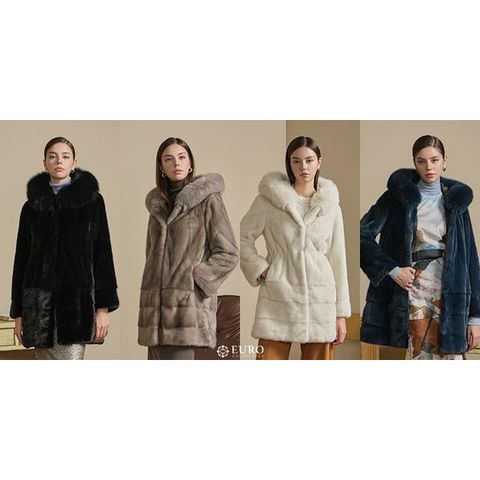 [카드 5%할인][40만원 인하] 유로컬렉션 휘메일 풀스킨 밍크 후드 롱코트