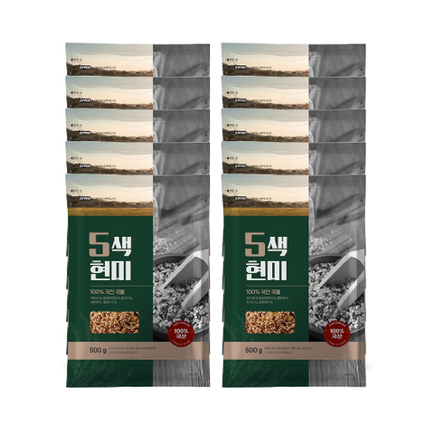 [이잡곡이다] 국산 오색현미 500g x 10봉