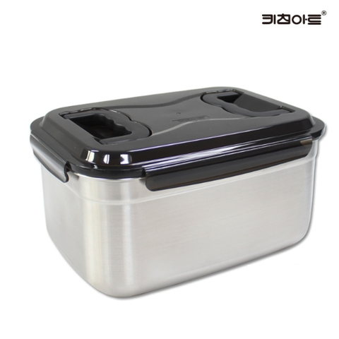 키친아트 스텐레스 밀폐용기 김치통 4호 (9.5L) 스텐김치통