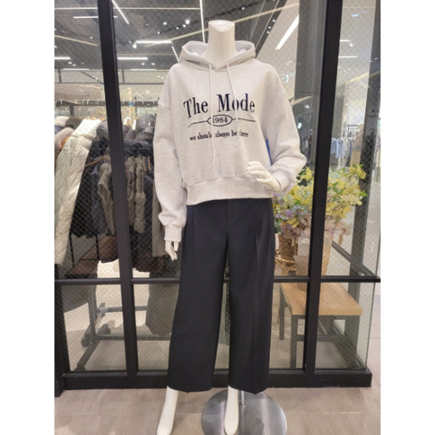 (신세계김해점)NJ1TS202 캐주얼 모드 자수 후드티
