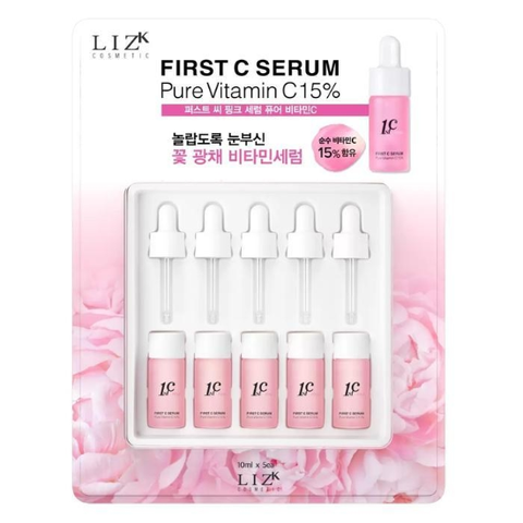 LIZK리즈케이퍼스트씨핑크비타민C세럼10mlx5