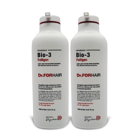 닥터포헤어바이오3폴리젠탈모완화샴푸허브향500ml2개Ss