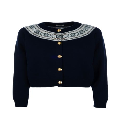 25SS 셀린느 가디건 RV0FQ0N8207DX DARK BLUE DOM