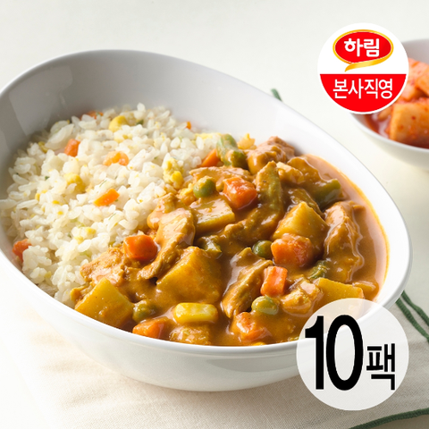 하림이닭 탄단지 도시락 간장계란밥과 카레닭가슴살 230g 10개