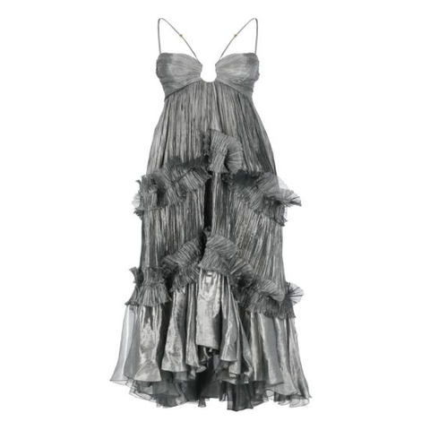 [해외배송] 25SS 마리아루시아호한 미디 원피스 20258ROXENEBOSCO GREY