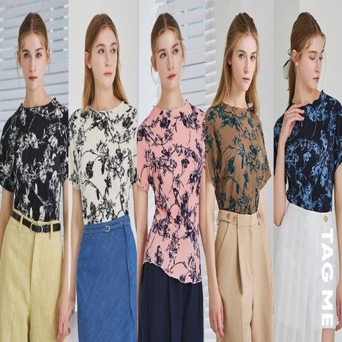 25SS 태그미 플리츠 블라우스 5종