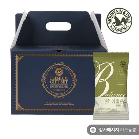 산과들에 원데이발란스그린 100입 선물세트