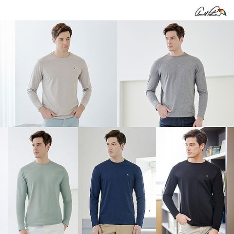 26SS[아놀드파마]시그니처 긴팔 티셔츠 5종, 남성