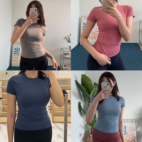 슬림핏러닝반팔티 운동복 트레이닝 래쉬가드 요가