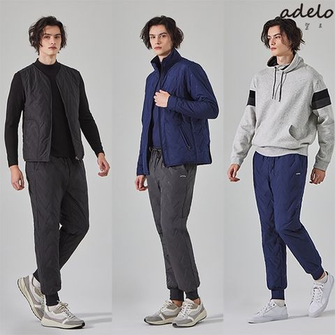 25FW[아델로] 남성 핫멜트 패딩 조거 팬츠 3종