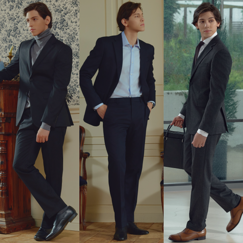 [워모] 24FW 프리미엄 스트레치 수트 4종 SET