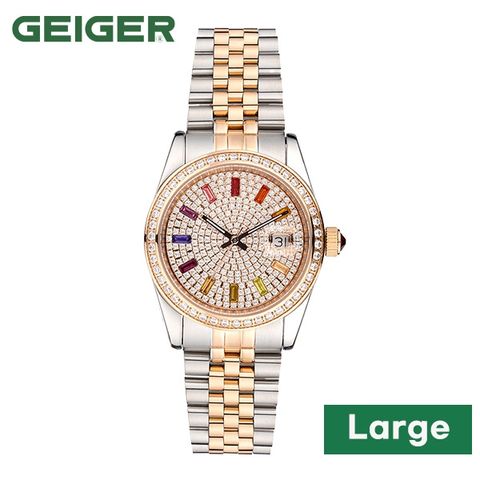 [라지 size] 가이거 레인보우 스톤 워치 (+전 고객 가이거 테니스 주얼리 3종)