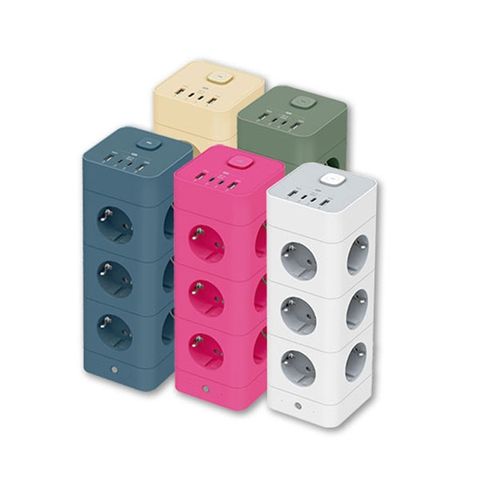 ★최저가★ 에코너 고출력 타워멀티탭 16구+16구