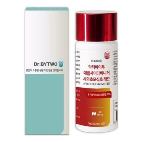 닥터바이투 애플사이다비니거 사과초모식초 레드 600mg 60정