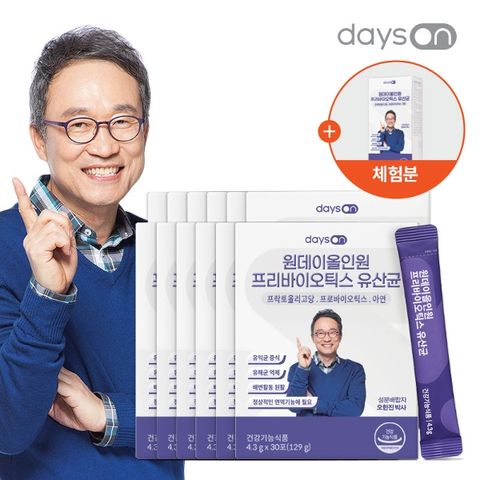 오한진 원데이올인원 프리바이오틱스 유산균 12박스 + 체험분 10포