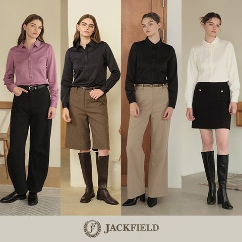 [초특가] 잭필드 이지 오픈 기모 셔츠 4종, 여성