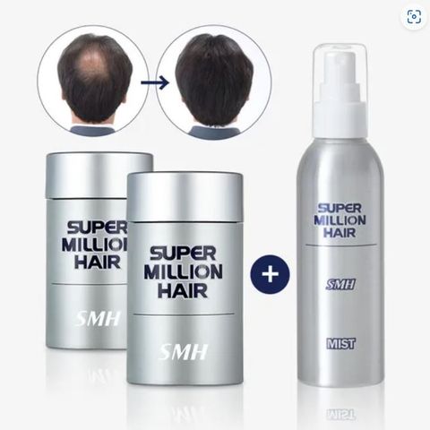 [10초만에 젊어지자] 뿌리는 가발 슈퍼밀리언헤어