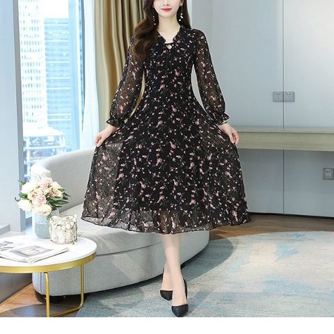 [헬리꽁땡]릴리스플라워잔꽃원피스