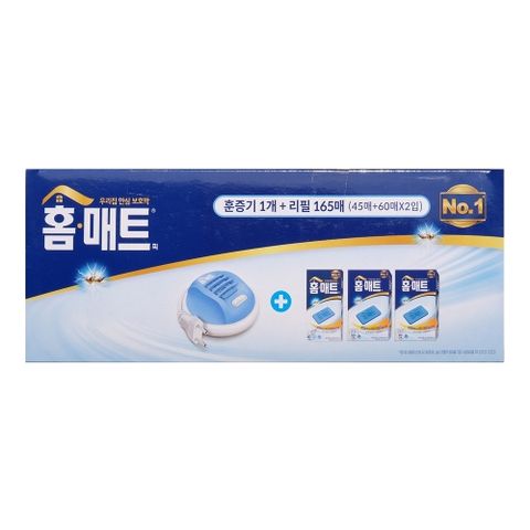 홈매트 세트 훈중기1개+리필165매