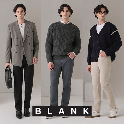 [블랭크] 가볍고 편한 면팬츠 3종 남성