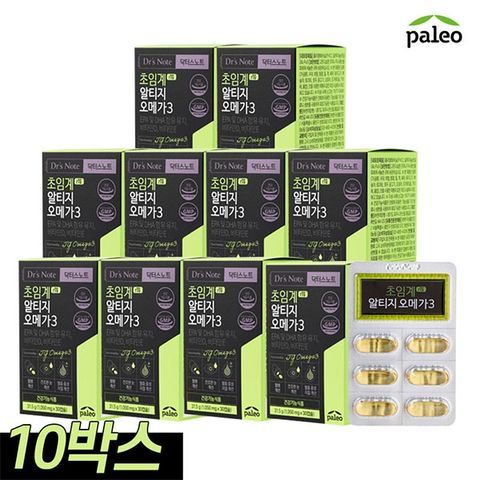 팔레오 닥터스노트 초임계 알티지 오메가3 10개월 분