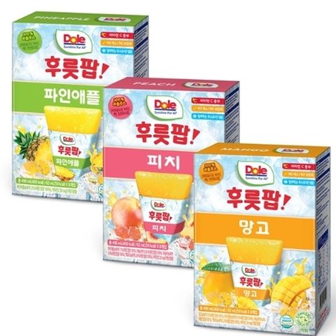 DOLE 후룻팝 62ml X 8 X 8박스