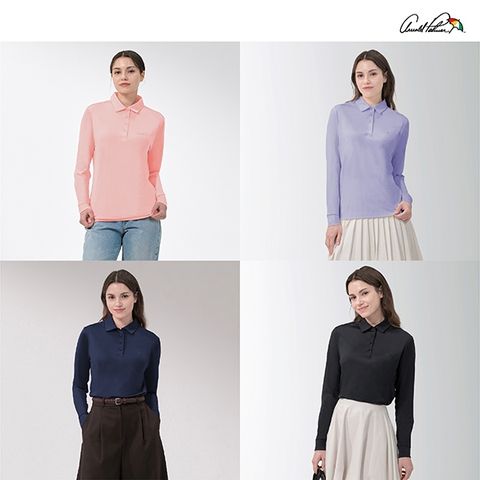 26SS[아놀드파마]기능성 긴팔 카라 티셔츠 4종, 여성