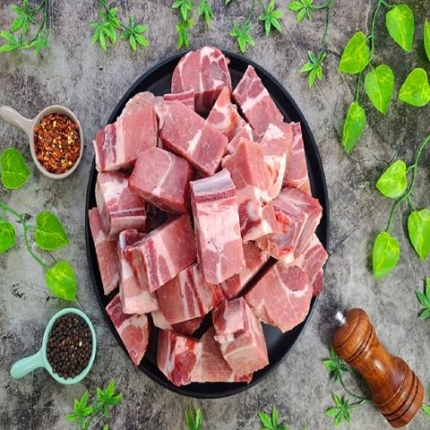 칠레산 돼지갈비 찜갈비 LA갈비용 1.5cm 슬라이스 1kg