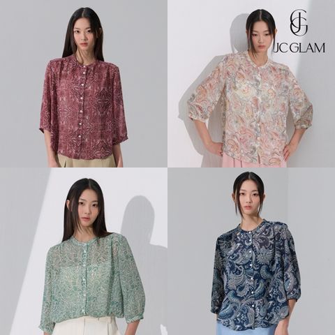 26SS[제이시글램] 쉬폰 셔츠 블랴우스 4종 , 여성