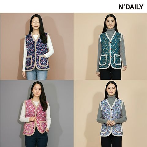 25FW[앤데일리] 포그니 융털 조끼 4종