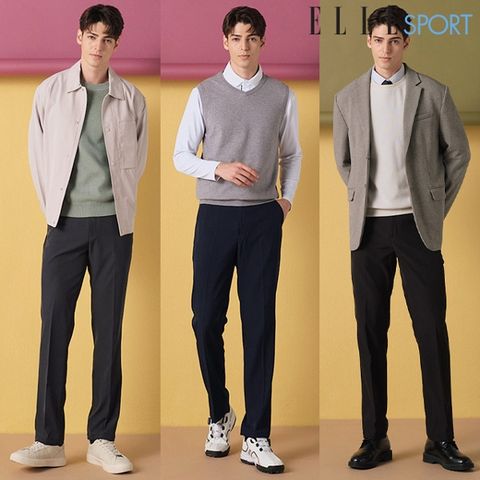 [엘르스포츠] 25가을 프라임 데일리 팬츠 3종 남성