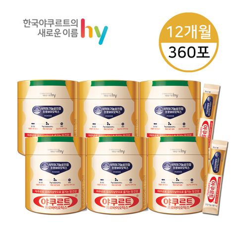 한국야쿠르트 프로바이오틱스 12개월분(6박스)