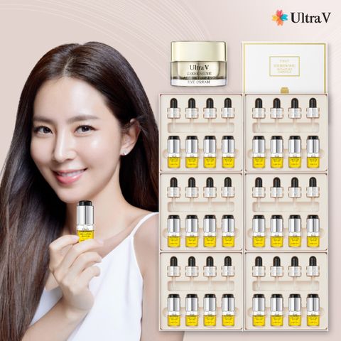 총24병! 울트라브이 이데베논 시그니처 앰플 6박스 + 아이크림30ml
