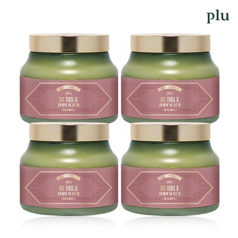 플루 버블 바디스크럽 리얼로즈 400g 4개